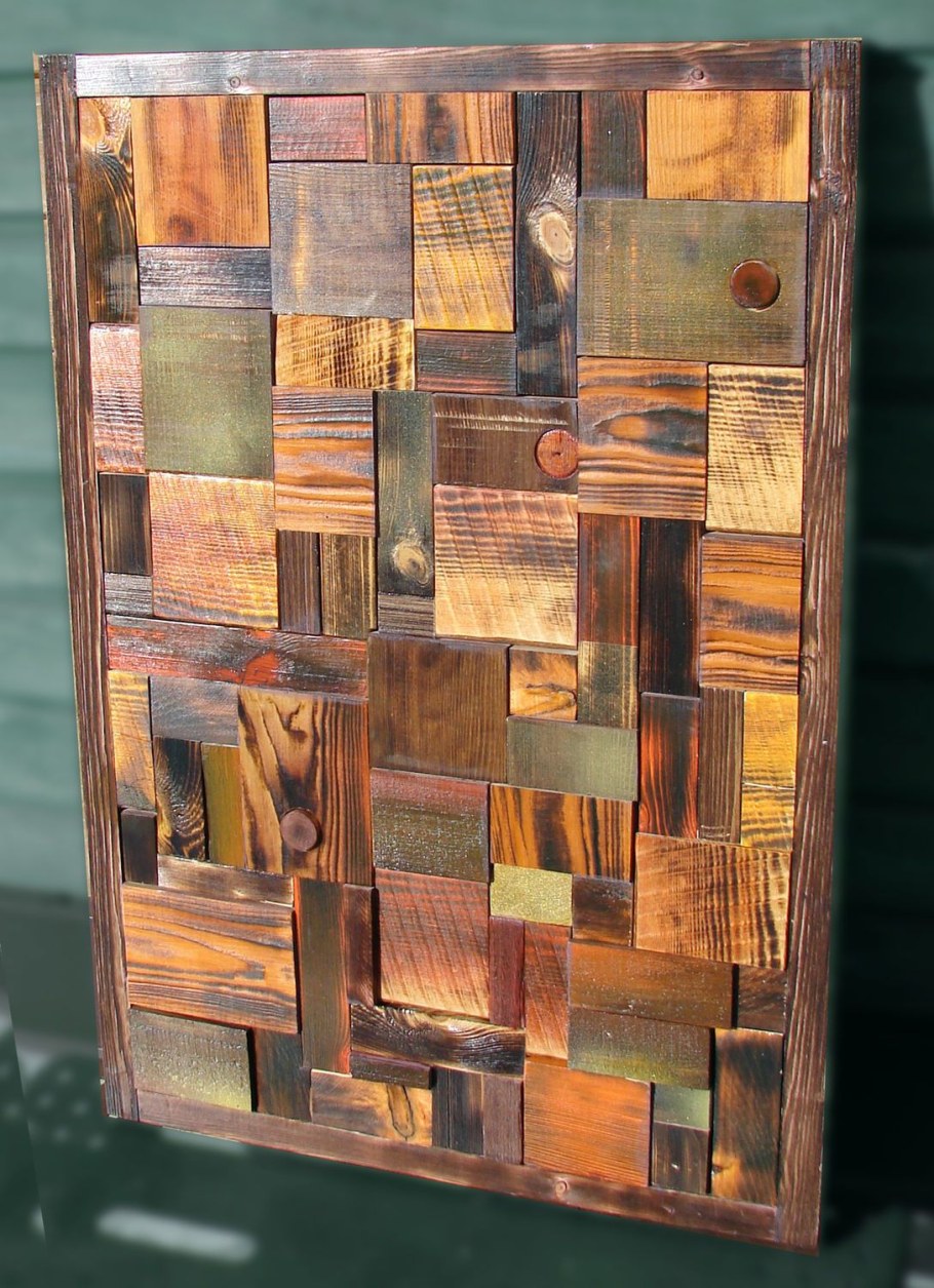 Декоративное деревянное панно