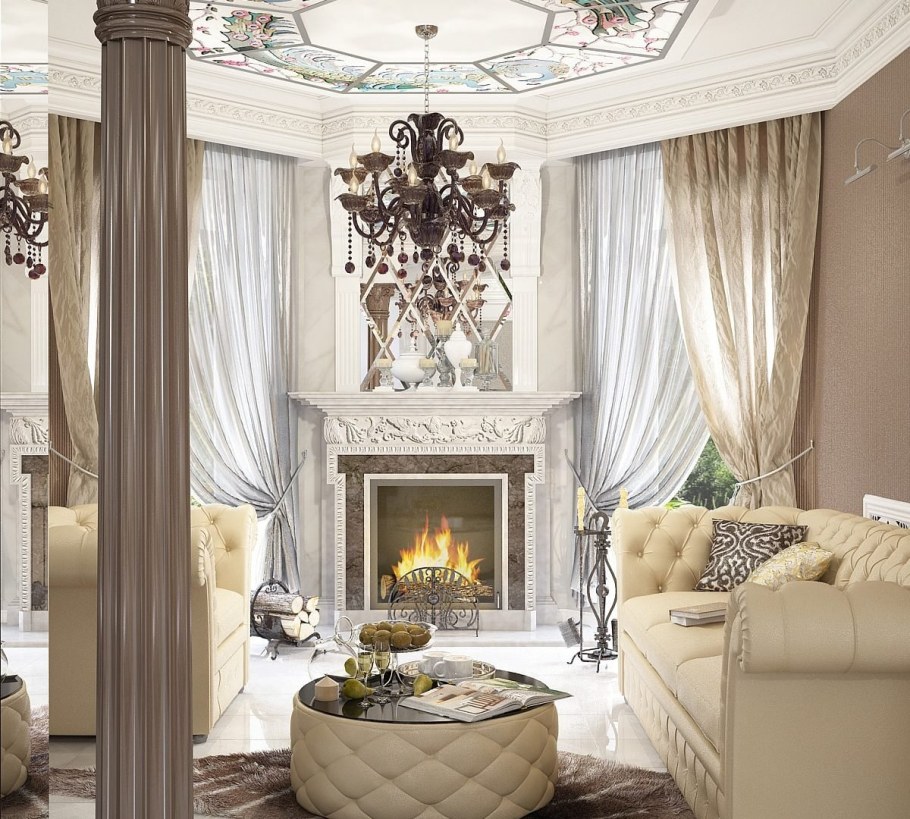 Камин Неоклассика арт деко