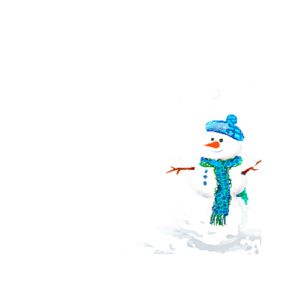 Анимированный Снеговик