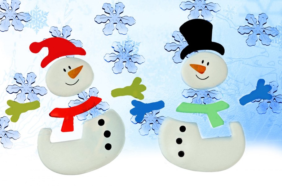 Снеговики для оформления группы