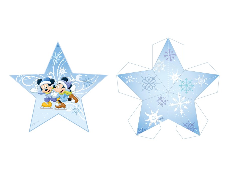 Новогодние звездочки и снежинки
