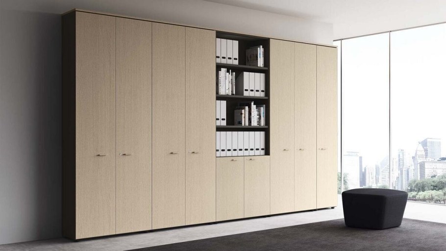 Современный офисный шкаф