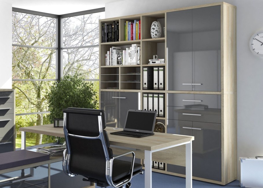 Современный офисный шкаф