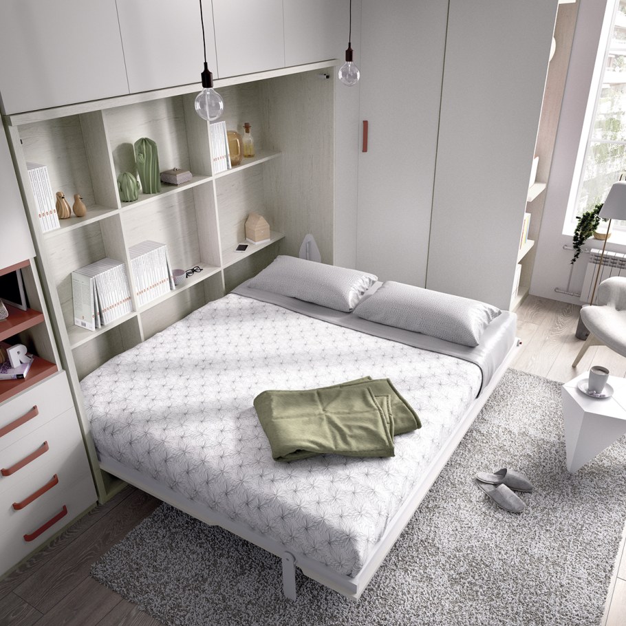 Скрытая кровать в интерьере