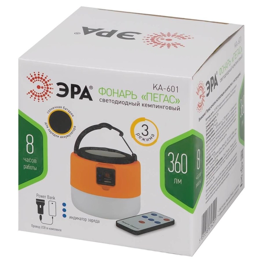 Фонарь светодиодный кемпинговый Эра ka-601 Пегас