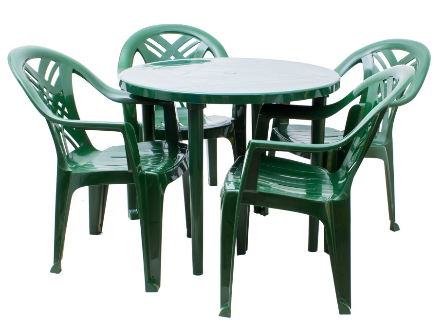 Комплект пластиковой мебели (стол Суматра "Sumatra" 1400х800 + 6 кресел "Ибица")
