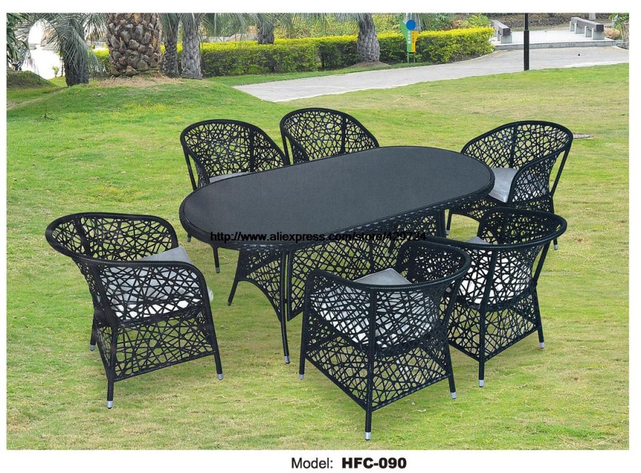 Плетёная мебель из пластика