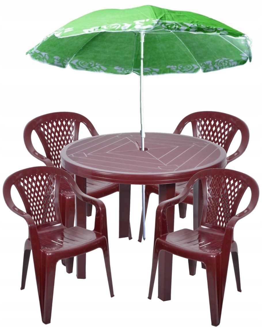 Набор мебели 4пр стол(бук) + 4стула(морская волна) Veno