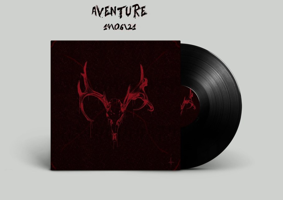 Мрачная обложка для трека