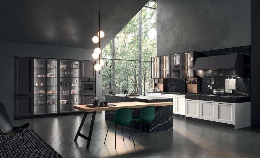 Кухня в Амбарном стиле