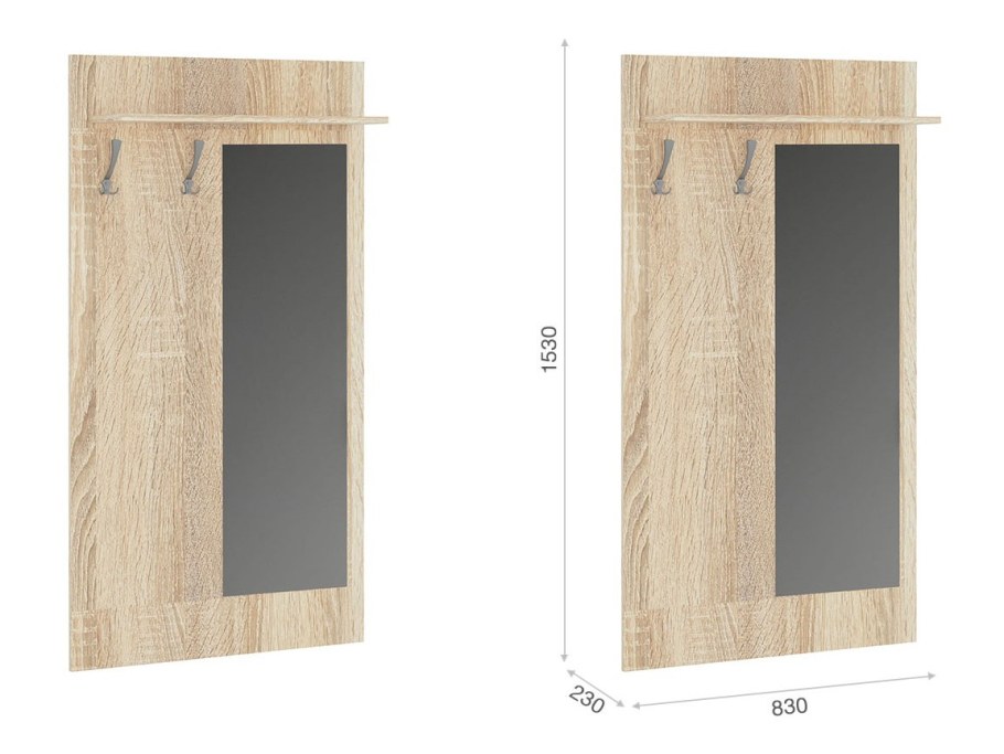 Вешалка стелс дуб сонома