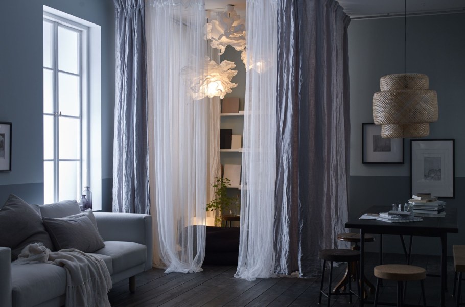 Интерьер икеа 2021 тюль
