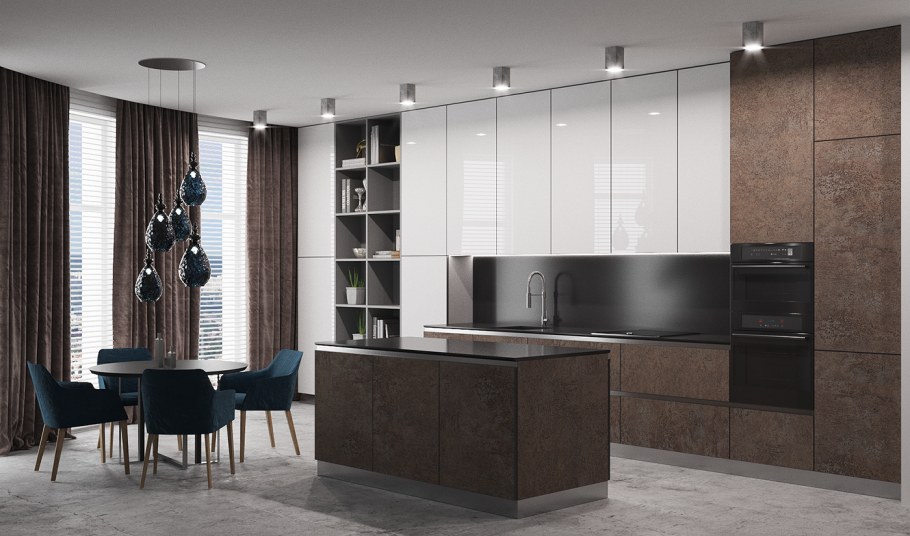 Фасады керамика для кухни Джулия Новарс