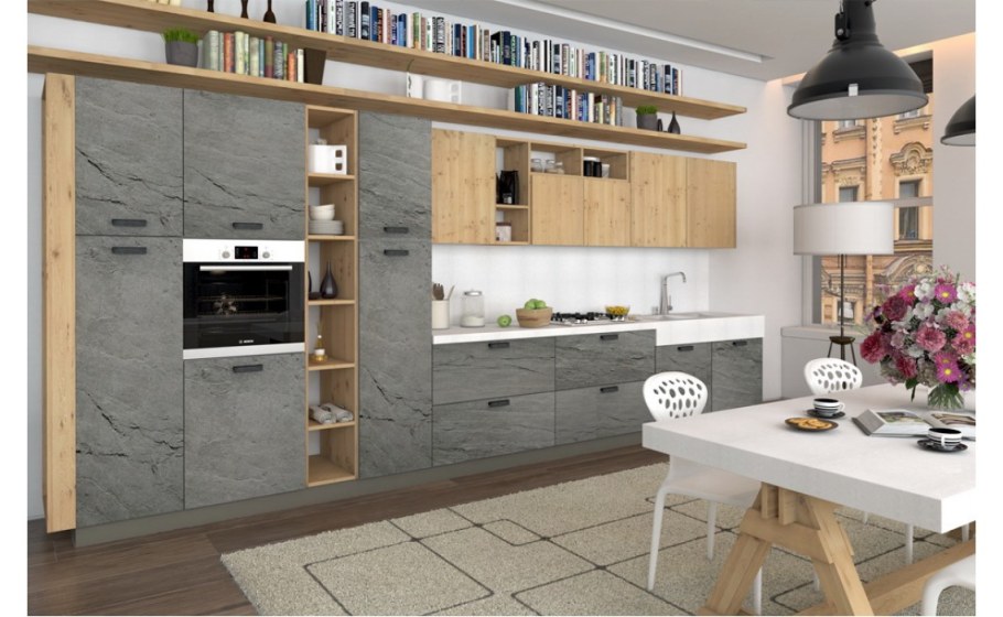 Дриада кухни каменный шпон