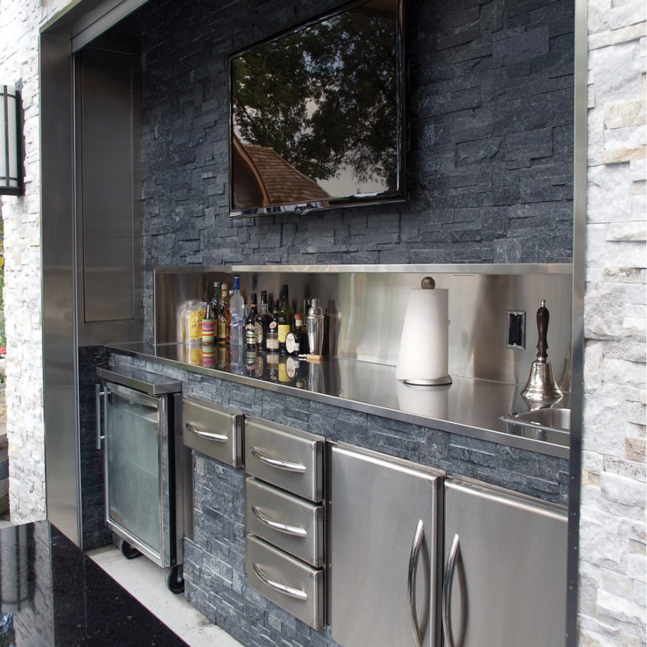 Кухонные фасады под камень