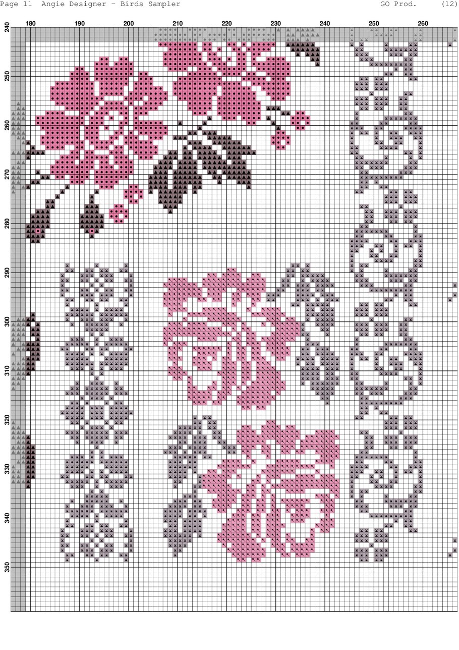 Филейный узор розы