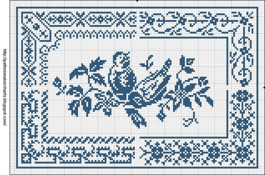 Филейное Вышивание