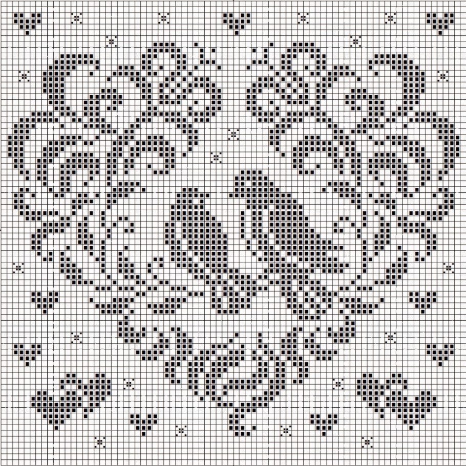 Филейное Вышивание