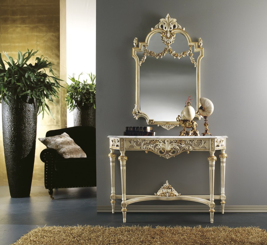 Консоль с зеркалом Barocca Faber