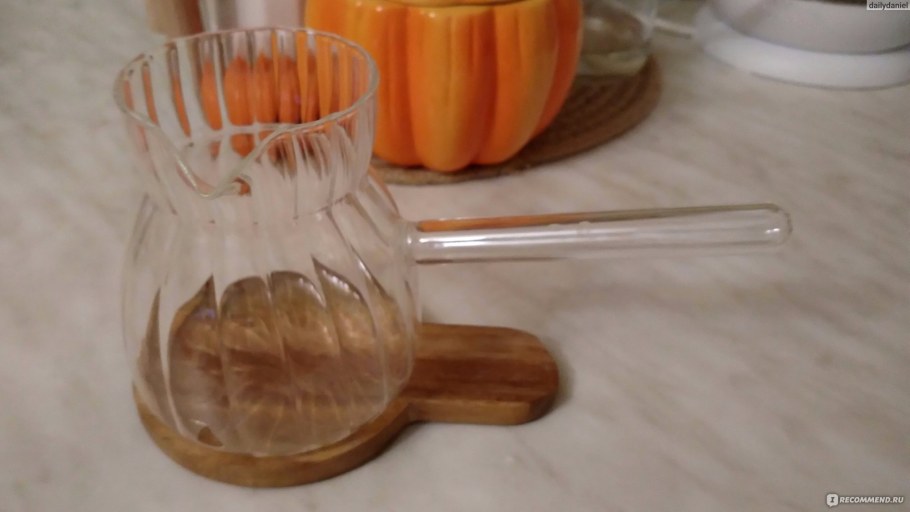 Турка из боросиликатного стекла на стеклокерамическую плиту