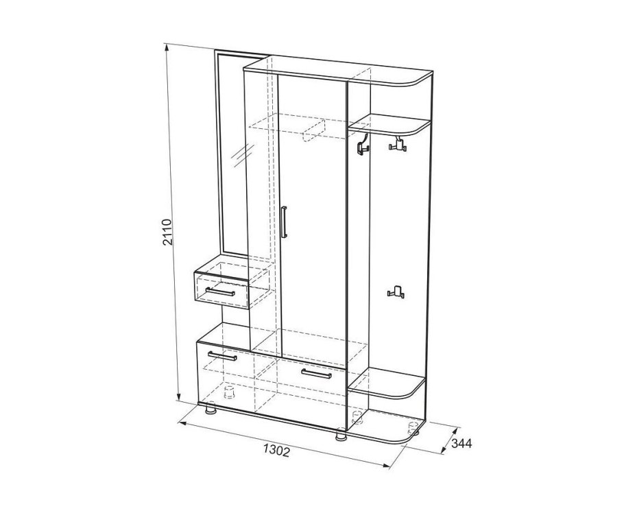 Прихожая Барселона 1 Мебельсон