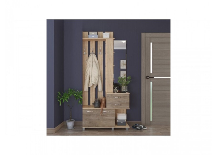 Прихожая микс арт дуб сонома дуб Эндгрейн