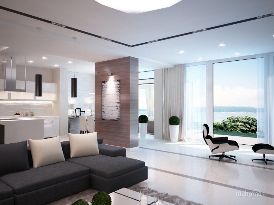 Потолки в современном стиле Минимализм