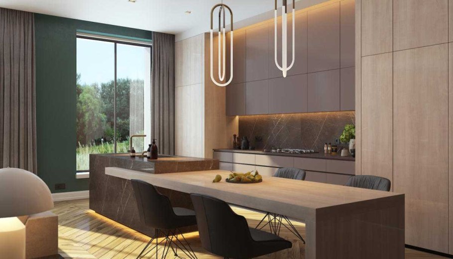 Кухни в стиле минимализма готовые интерьеры