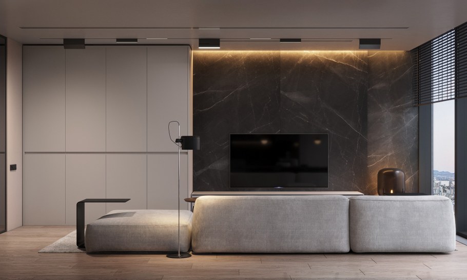 Молдинги в современном интерьере Минимализм