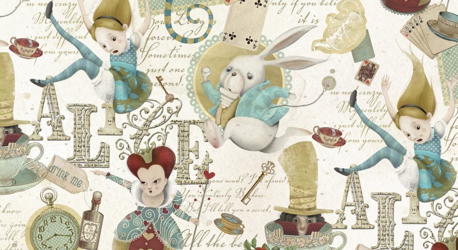 Алиса в стране чудес паттерн