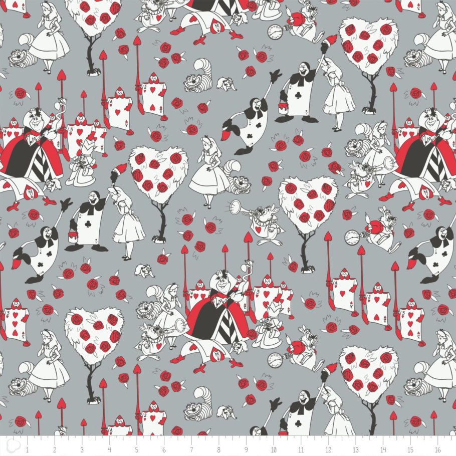 Ткань Алиса в стране чудес