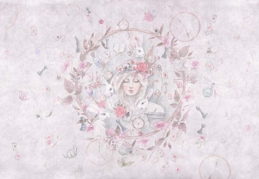 Фреска Алиса в стране чудес