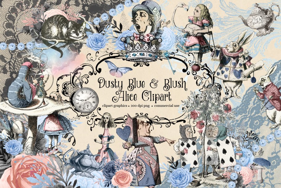 Алиса в стране чудес ретро