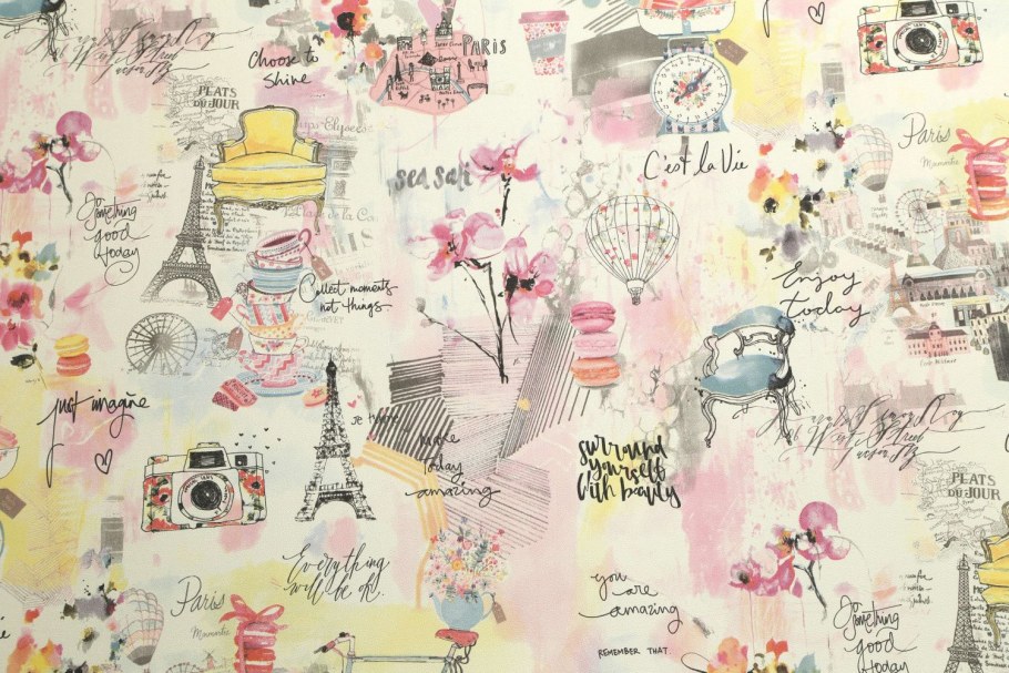 Обои Париж для стен в детскую