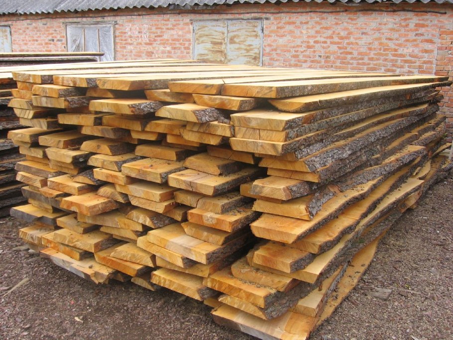 Ольха необрезная доска сухая