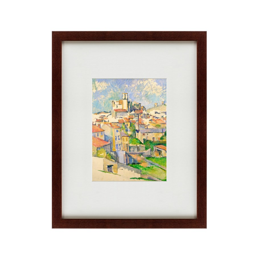 Картина с паспарту и рамкой