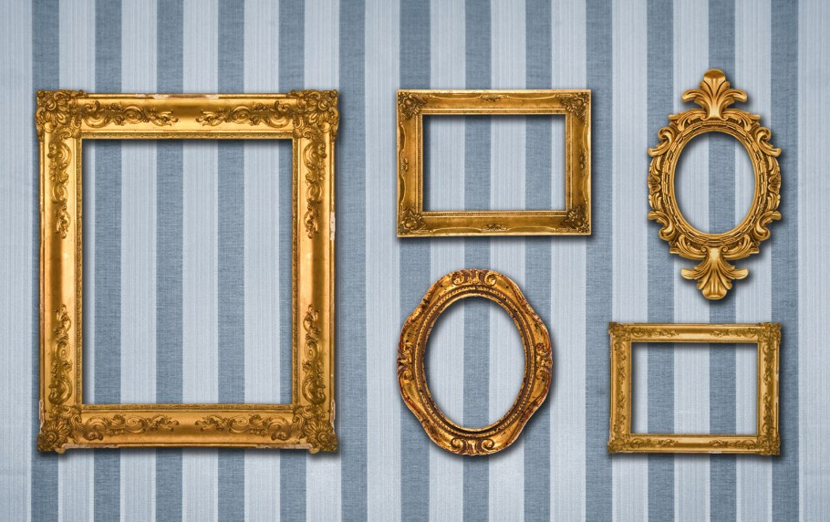 Багет рамки в интерьере