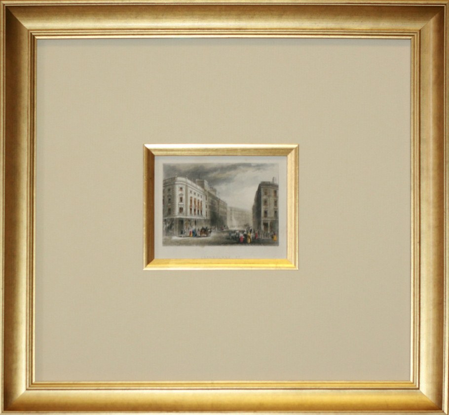 Картина с паспарту и рамкой