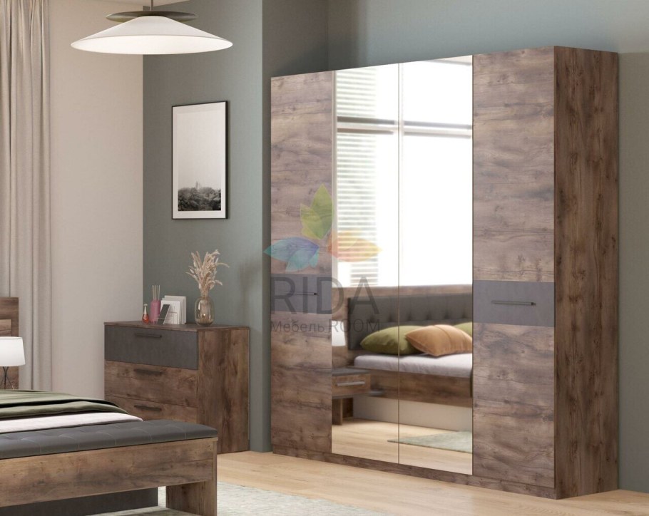 Шкаф Глазго 4 дверный