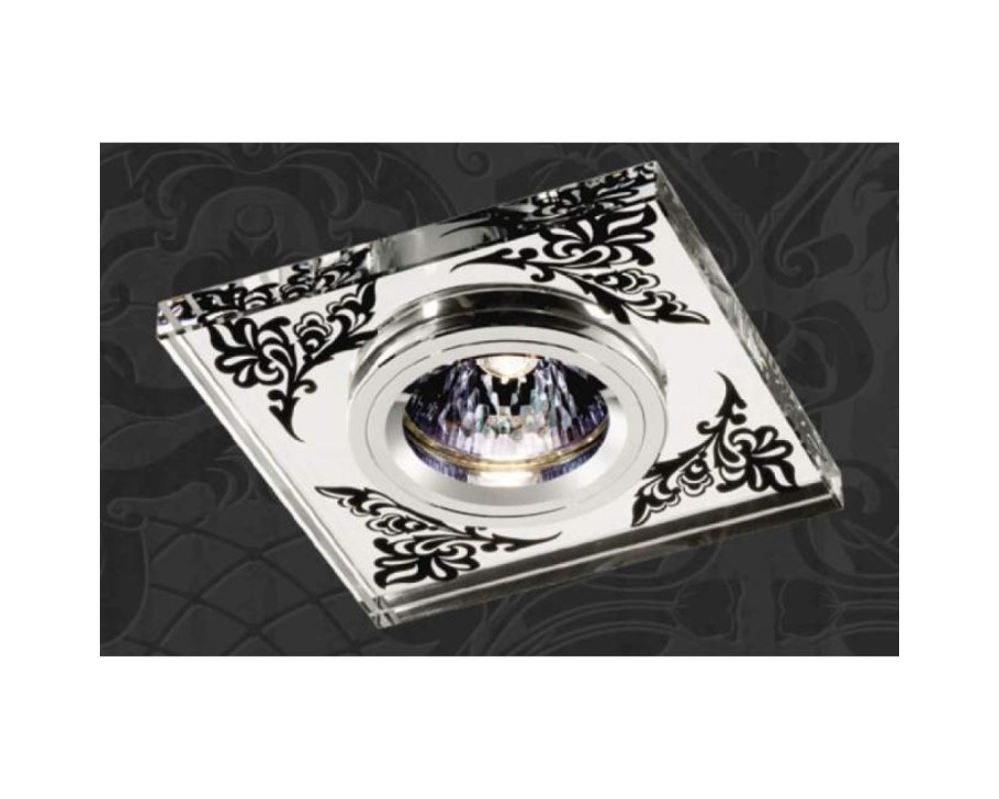 Зеркало с точечными светильниками