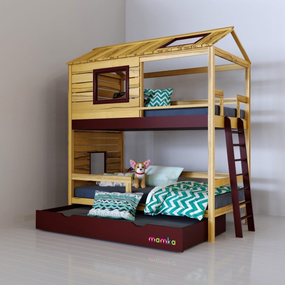 Двухъярусная кровать-домик Лотти