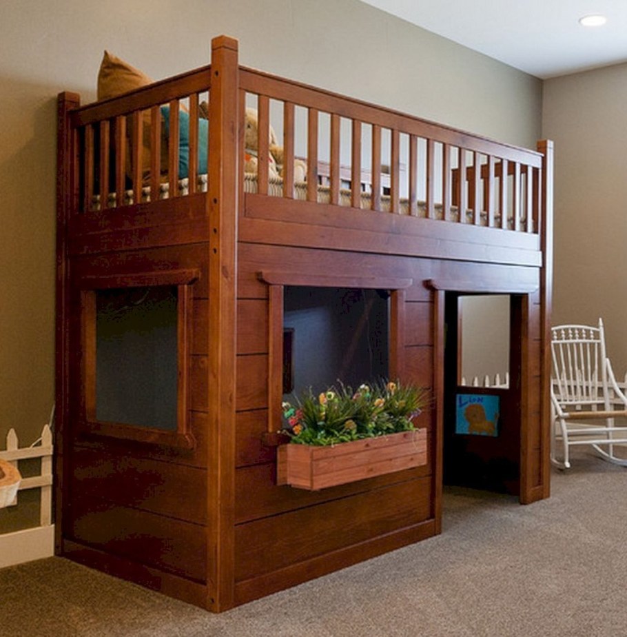 Детские кроватки двухэтажные