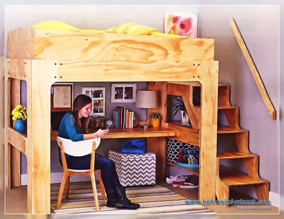 Самодельная детская кровать