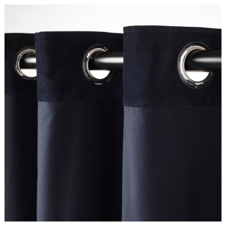 Бархатные шторы икеа Санела