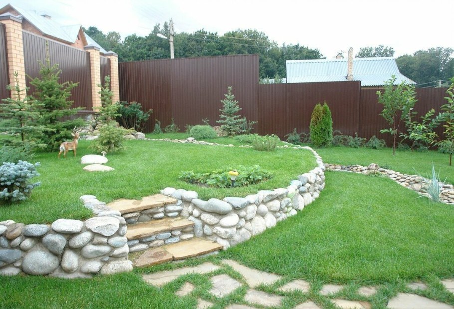 Двухуровневый участок