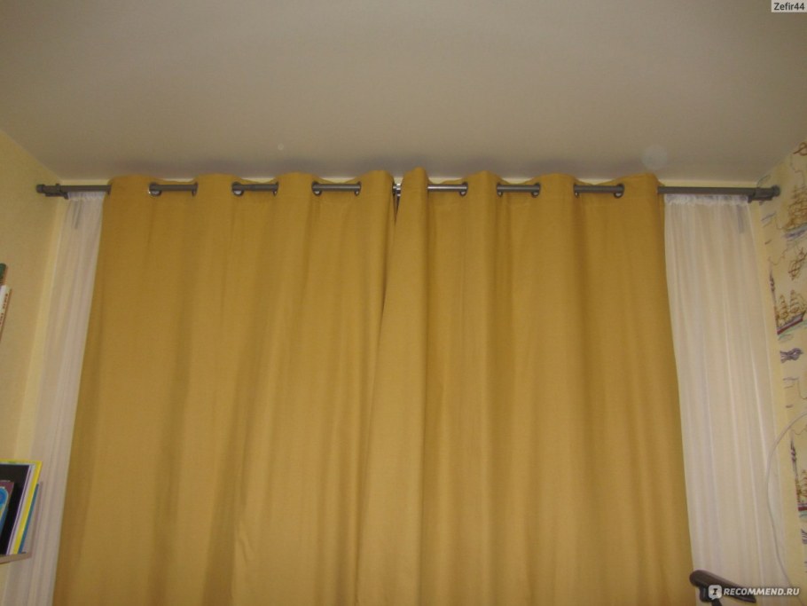 ТИБАСТ желтые гардины