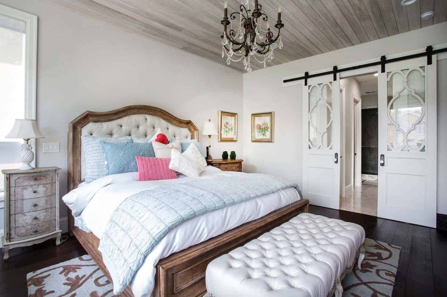 Спальня в стиле фармхаус