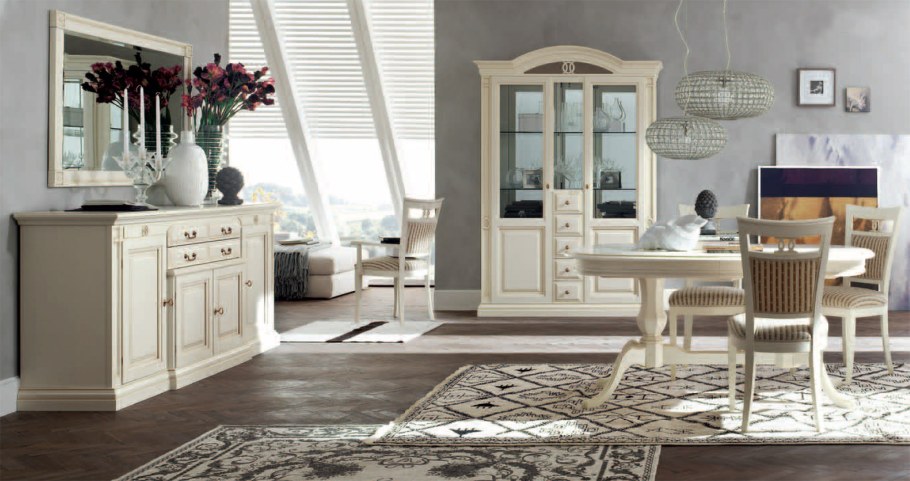 Итальянская гостиная Nabucco Avorio (Набукко аворио) фабрики Maronese