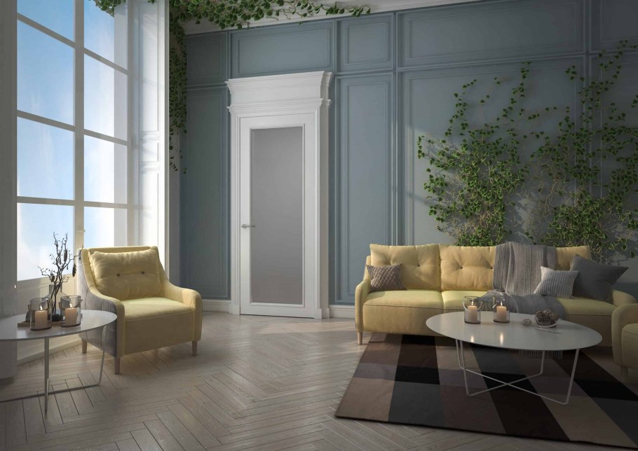 Межкомнатные двери дизайн Ампир