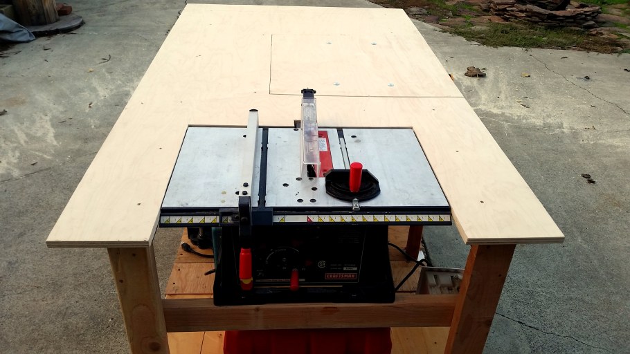 Складной пильно фрезерный стол Folding Table saw and Router